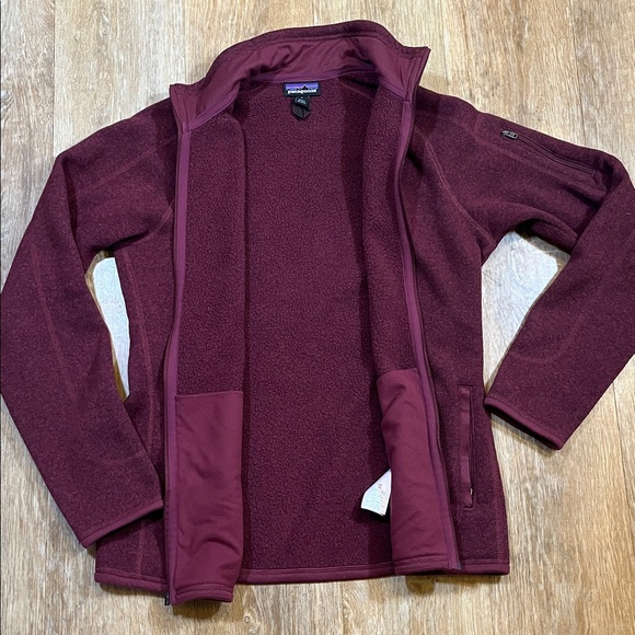 Patagonia Better Sweater Full Zip Fleece Jacket Plum Women's Large L Like New - Picture 9 of 15